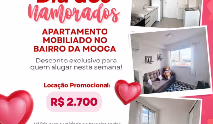 More na Mooca!!!! Aceita caução ! 1º locação