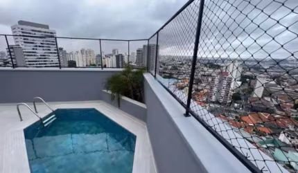 Cobertura com 4 quartos na Mooca.