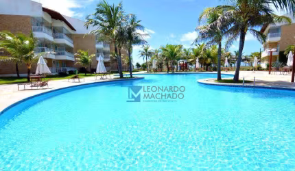 Apartamento frente mar com 3 dormitórios à venda, 170 m² por R$ 1.790.000 - Porto das Dunas - Fortaleza/CE
