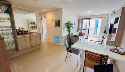 Apartamento com 2 dormitórios à venda, 75 m² por R$ 680.000 - Meireles - Fortaleza/CE
