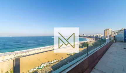 COBERTURA LINEAR À VENDA EM COPACABANA - FRENTE MAR