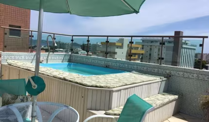 Cobertura  à venda contendo 3 quartos 1 suite, 2 vagas de Garagem , Braga, Cabo Frio, RJ