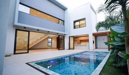 Casa em condomínio fechado com 3 quartos à venda no Nova Uberlândia, Uberlândia  por R$ 3.550.000