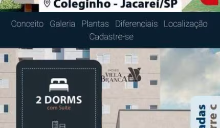 Apartamento à venda, 69 m² por R$ 329.530,71 - Jardim Coleginho - Jacareí/SP