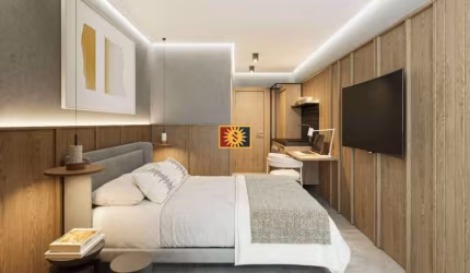 Flat Para Vender com 01 quarto no bairro Cabo Branco em João Pessoa