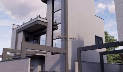 Sobrado com 3 dormitórios à venda, 148 m² por R$ 1.070.000,00 - Hauer - Curitiba/PR