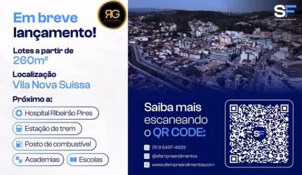 Terreno para Venda em Ribeirão Pires, Suíssa