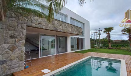 Vendo casa nova no Ilhas Park de Eldorado, casa de quatro suítes e 470,00 m² de área construída