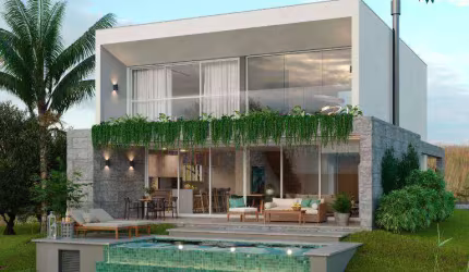 Vendo casa nova de 323,00 m² de área privativa no Peninsula Ponta da Figueira em Eldorado do Sul RS