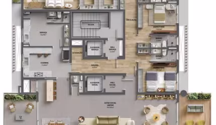 Apartamento com 4 quartos à venda na Rua General Oscar Miranda, 165, Bela Vista, Porto Alegre, 356 m2 por R$ 8.032.000