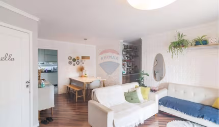 Apartamento alto padrão com 116 m², Varanda Gourmet, Condomínio Club House, 3 Dormitórios / 1 Suíte, Home Office, 2 Vagas Cobertas