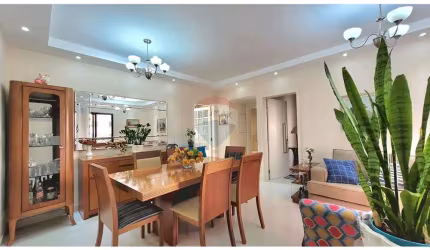 Apartamento de 96m2, 3 quartos (1 Suíte),  sala ampla com  varanda em L e Lazer Completo – Todo Reformado!