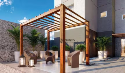 Lançamento: Apartamento Garden com 2 dormitórios à venda, 60 m² por R$ 279.000 - Santa Catarina - Juiz de Fora/MG