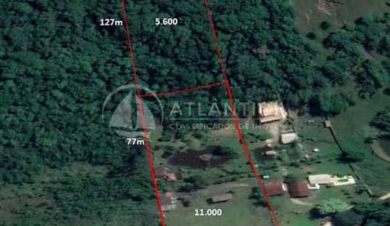 Chácara escriturada 24 mil m² - Rio do Meio - Itajaí