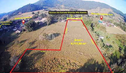 Área para chácara escriturada com 8.711 m² - Entre o Calinho e o Salão do Gustavo - Braço - Camboriú