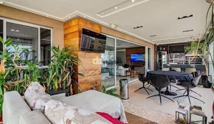 Apartamento de alto padrão para locação e venda na Vila Romana com 206m², 4 dormitórios sendo 3 suí