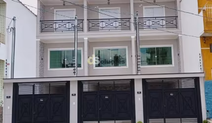 Sobrado novo à venda com 122m², 3 dormitórios (1 suíte) e 2 vagas, Parque Vitória, Zona Norte de Sã