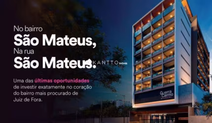 Studio com 1 dormitório à venda, 26 m² por R$ 229.990 - São Mateus - Juiz de Fora/MG