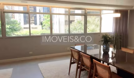 Apartamento de Luxo Mobiliado com 4 Quartos e 2 Suítes no Jardim Europa, São Paulo-SP - 267m² - Venda ou Locação