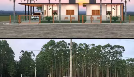 Casa 02 Dorm à venda no Bairro Praia Caravelle (Lot. Jardim América) com 60 m² de área privativa - 1 vaga de garagem