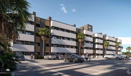 Apartamento 02 Dorm à venda no Bairro Paraiso com 57 m² de área privativa - 1 vaga de garagem