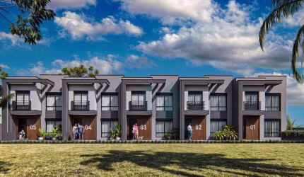 Sobrado duplex novo com 3 quartos, sendo 1 suite e 2 vagas - Vista Alegre