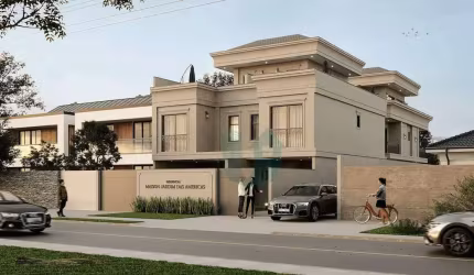 Sobrado triplex com 3 quartos sendo 1 suite em condomínio - Jardim das Américas