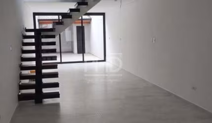 Sobrado Novo 145 m2, 3 suítes 2 vagas Vila Metalúrgica - Santo André SP