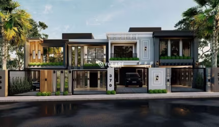Sobrado Triplex com 3 suítes, piscina na Ponta Aguda por R$ 1.190.000