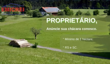 Chácara à venda, 1000 m² por R$ 200.000,00 - Lomba Grande - Novo Hamburgo/RS