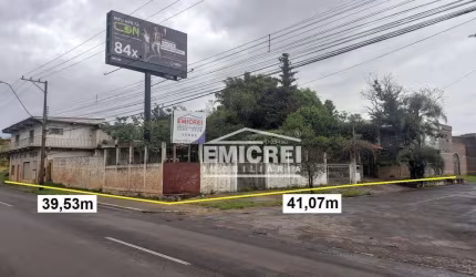 EMICREI VENDE - Terreno BR-116 com 1.929m², com três frentes - Bairro São João Batista - São Leopoldo/RS
