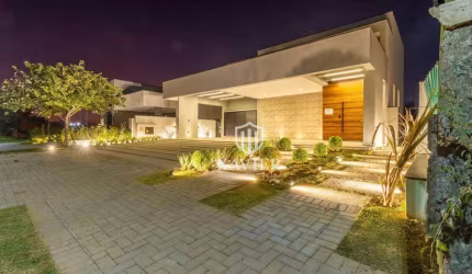 Casa Moderna com 3 Suítes, Escritório, Espaço Gourmet e Piscina Aquecida – Alto Padrão e Valor Atraente!