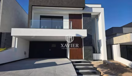 Sobrado à Venda no Condomínio Cyrela Landscape Esplanada em Sorocaba – 3 Suítes, Piscina Aquecida, Pé-Direito Duplo e Gourmet Integrado