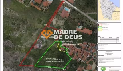 Terreno em condomínio fechado à venda na Péricles Ribeiro, 1, Loteamento Parque das Fontes, Aquiraz por R$ 7.000.000