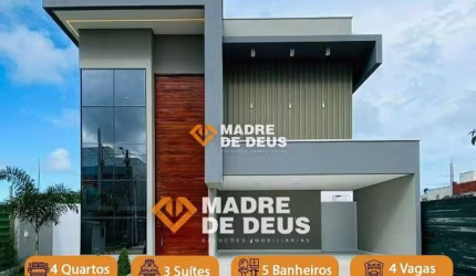 Casa em condomínio fechado com 4 quartos à venda na Atlântica, 2303, Cidade Alpha, Eusébio por R$ 1.650.000