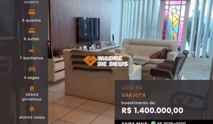 Casa com 6 quartos à venda na Travessa Coronel Manuel Jesuíno, 822, Varjota, Fortaleza por R$ 1.380.000