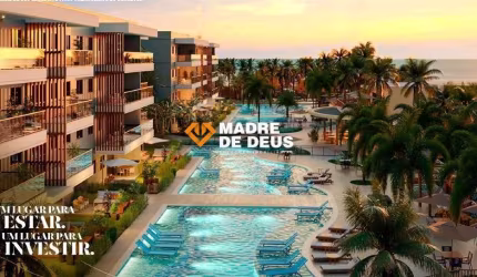 Apartamento com 1 quarto à venda na Beira Mar, 3816, Porto das Dunas, Aquiraz por R$ 348.244