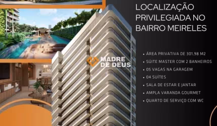 Apartamento com 4 quartos à venda na Rua República do Líbano, 479, Meireles, Fortaleza por R$ 4.102.301