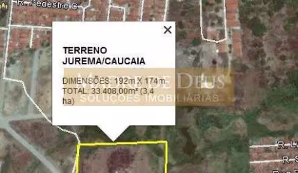 Terreno em condomínio fechado à venda na Avenida Central Oeste, 1010, Araturi, Caucaia por R$ 6.690.000