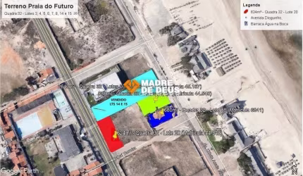 Terreno à venda na Avenida Clóvis Arrais Maia, 3880, Antônio Diogo, Fortaleza por R$ 11.296.000