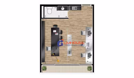 Sala à venda, 39 m²  - Tamboré - Santana de Parnaíba/SP