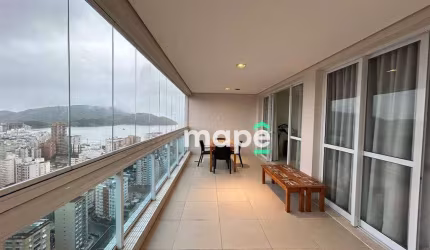 Apartamento com 1 dormitório para alugar, 106 m² por R$ 9.000,00/mês - Aparecida - Santos/SP