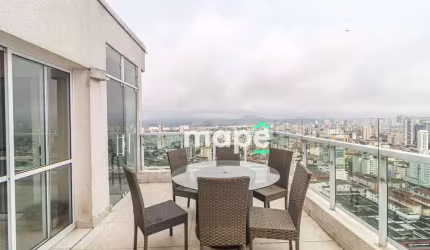 Cobertura com 2 dormitórios à venda, 137 m² por R$ 1.600.000,00 - Boqueirão - Santos/SP