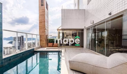 Cobertura à venda, 382 m² por R$ 8.590.000,00 - Gonzaga - Santos/SP