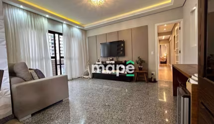 Apartamento com 3 dormitórios à venda, 134 m² por R$ 910.000,00 - Pompéia - Santos/SP