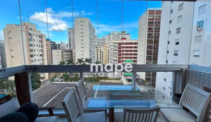 Apartamento com 1 dormitório para alugar, 45 m² por R$ 5.000,00/mês - Boqueirão - Santos/SP