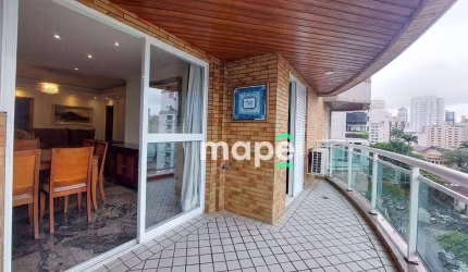 Apartamento com 3 dormitórios para alugar, 136 m² por R$ 9.334,75/mês - Boqueirão - Santos/SP