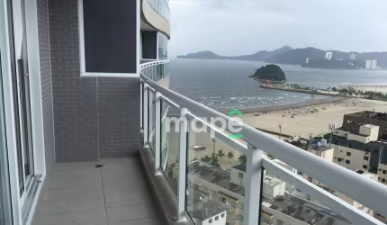 Apartamento com 1 dormitório para alugar, 50 m² por R$ 5.800,00/mês - Pompéia - Santos/SP
