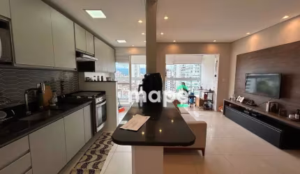 Apartamento com 1 dormitório à venda, 53 m² por R$ 720.000,00 - Embaré - Santos/SP