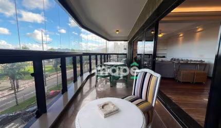 Apartamento com 3 dormitórios com vista para o mar, 252 m² - venda por R$ 3.000.000 ou aluguel por R$ 17.419/mês - Pompéia - Santos/São Paulo